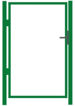 AB Polar käyntiportin runko korkeus 200 cm leveys 100 cm