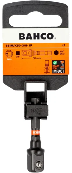 Adapteri Bahco 66IM 3/8" 50mm, 1kpl