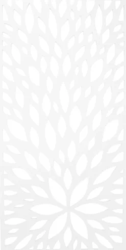Aitaelementti Jabo Fleur 790x1590x18 mm valkoinen