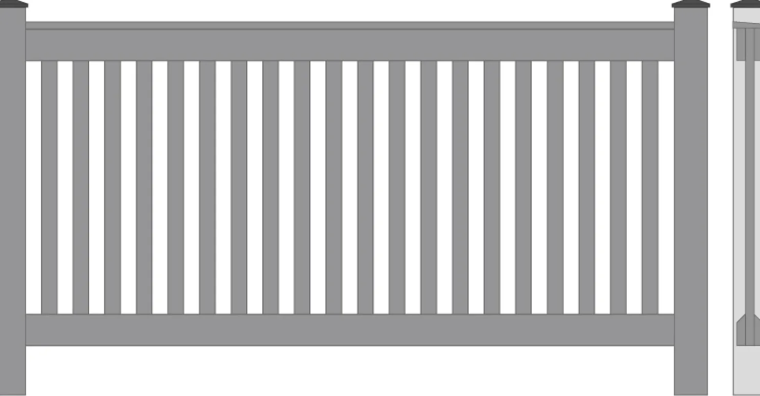 Aitaelementti Kruunuaita Säde 1000x2000 mm kuusilauta pohjamaalattu