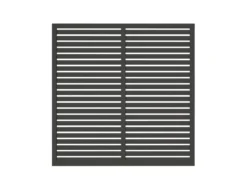 Aitaelementti Palmako Nina1 GYPNT 1800x1800mm harmaa, 5kpl/pkt