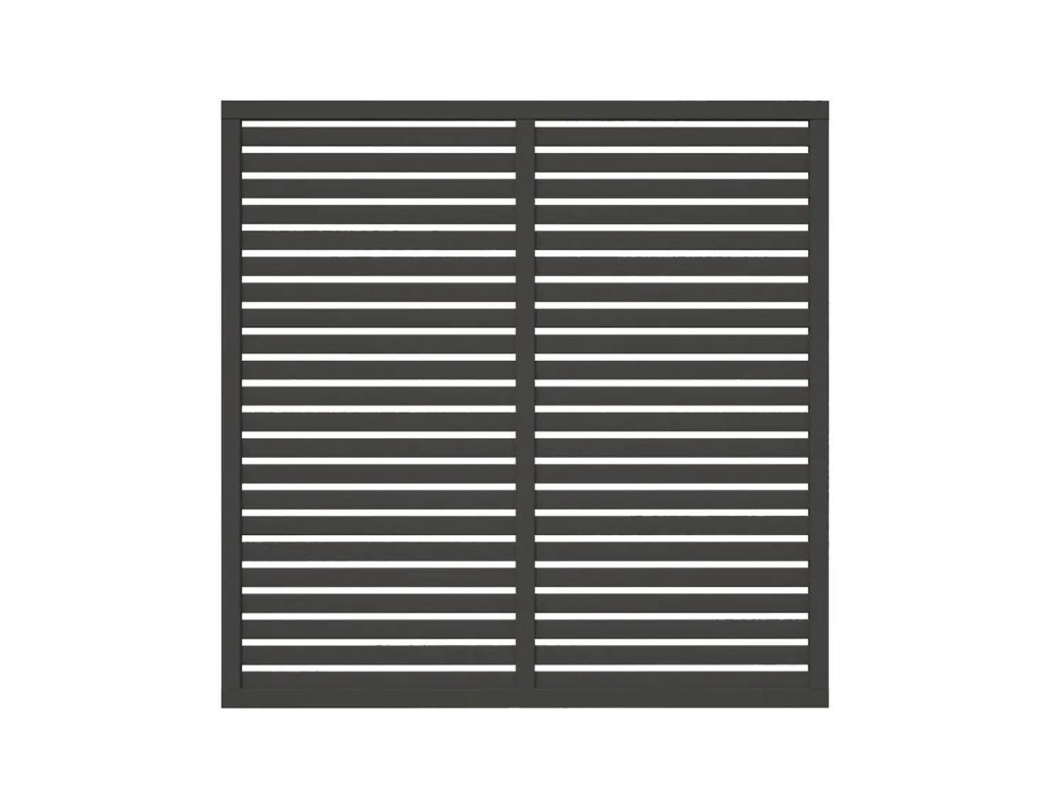 Aitaelementti Palmako Nina1 GYPNT 1800x1800mm harmaa, 5kpl/pkt
