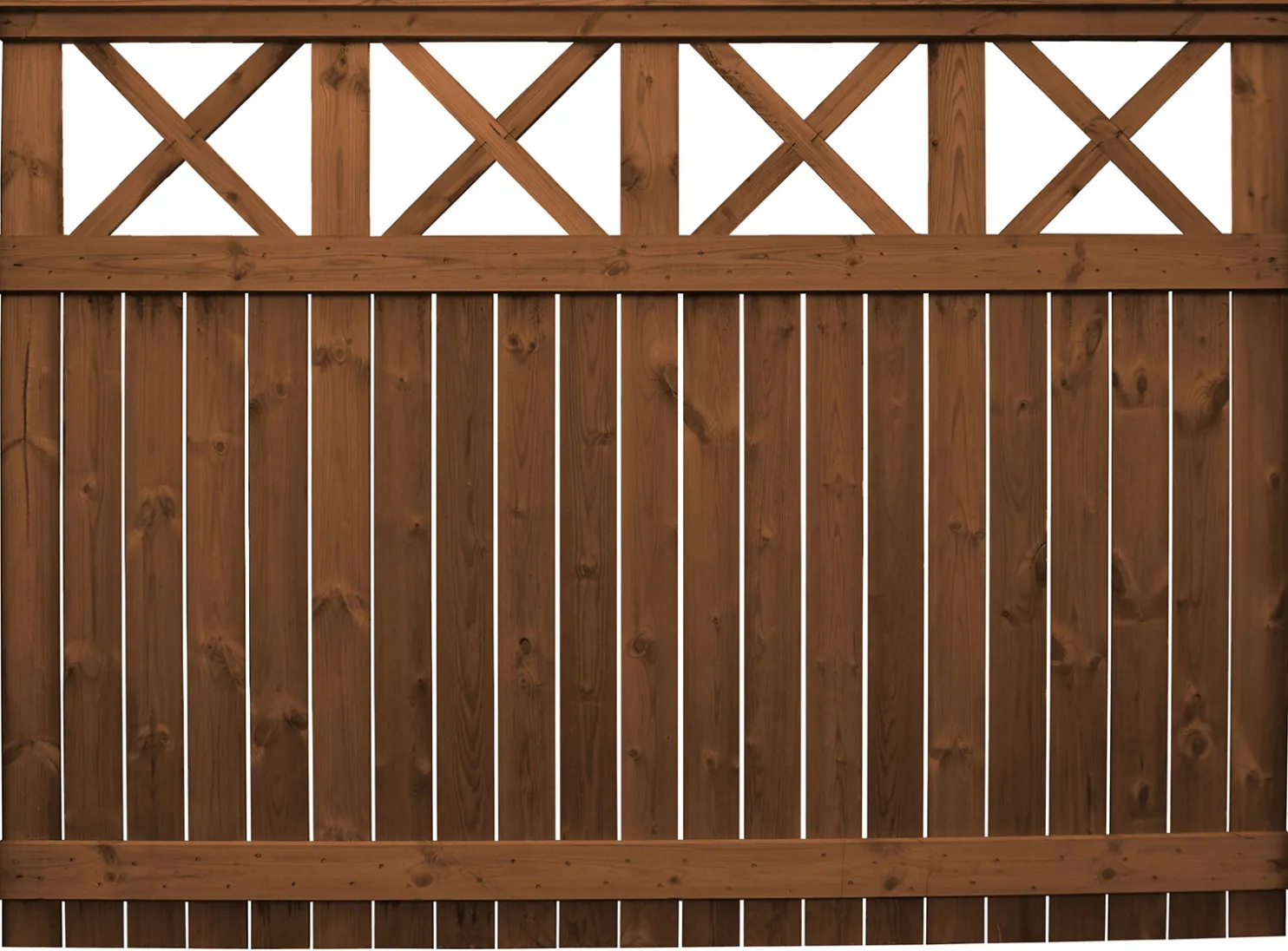 Aitaelementti Raja A86R 1600x2200 mm pystylauta + koristeristikko ruskea