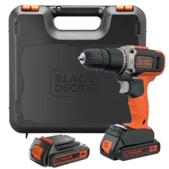 Akkuiskuporakone Black+Decker BCD003C2K 18V 2x1,5 Ah akuilla