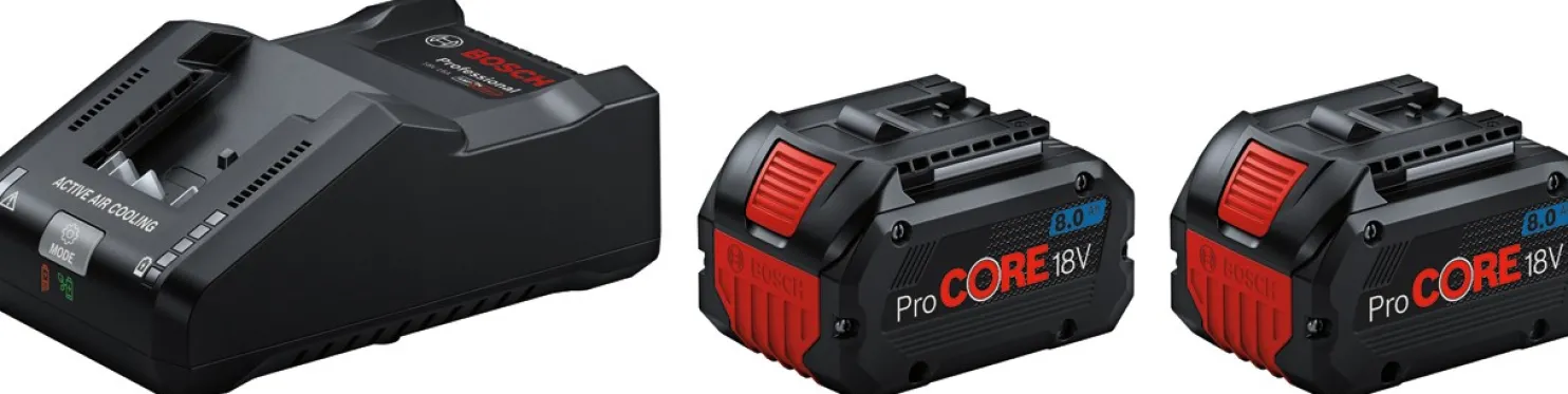 Akku- ja laturipaketti Bosch Professional ProCore GAL 18V-160 18V 2x8,0 Ah