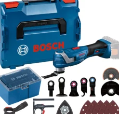Akkumonitoimityökalu Bosch Professional GOP 18V-34 Starlock Solo 18V ilman akkua + L-Boxx KIT