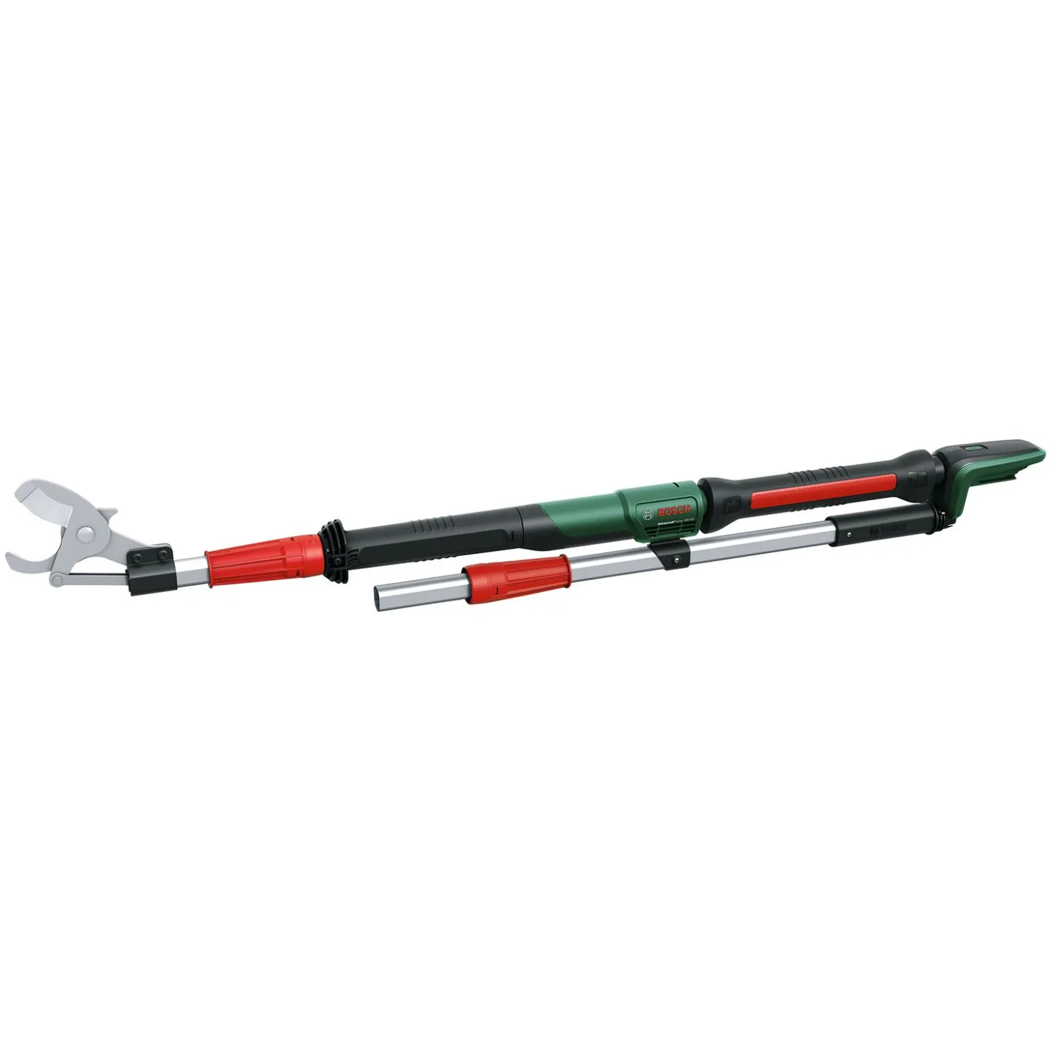 Akkuoksasakset Bosch AdvancedPruner 18V-45 jatkovarrella 18V 2,0 Ah akulla