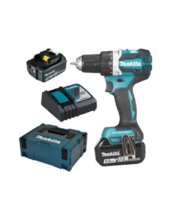 Akkuporakone Makita DDF484RTJ 54/30Nm 18V 2x5.0Ah akuilla + Makpac