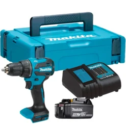 Akkuporakone Makita LXT DDF490 50/27Nm 18V 5,0 Ah akulla + Makpac 1