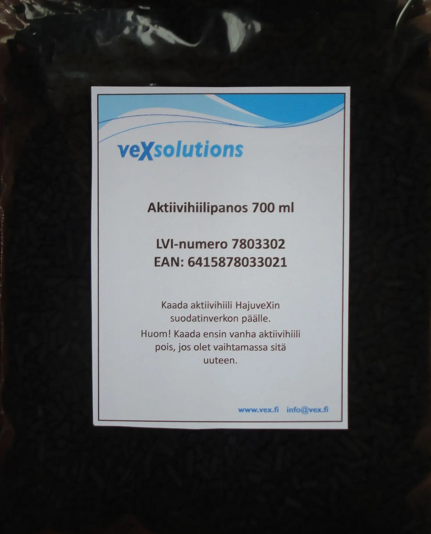 Aktiivihiilipanos Hajuvex 1221 700ml