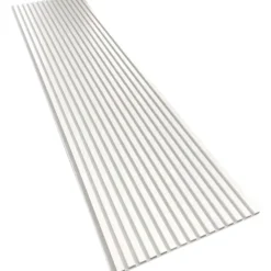 Akustiikkalevy Aarni rimapaneeli, 21x605x2400mm, kokonaan valkoinen