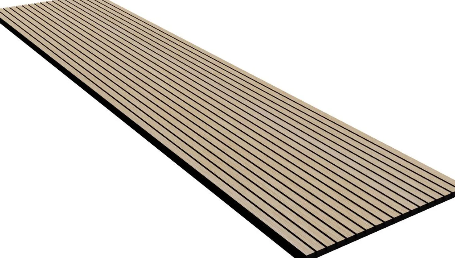 Akustiikkalevy Evella Slim Line, puuviilupintainen, 2650x594mm, eri värejä
