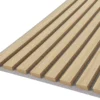 Akustiikkalevy Fibrotech Quanti, 18x520x2440mm, vaalea tammi puuviilu, harmaa pohja