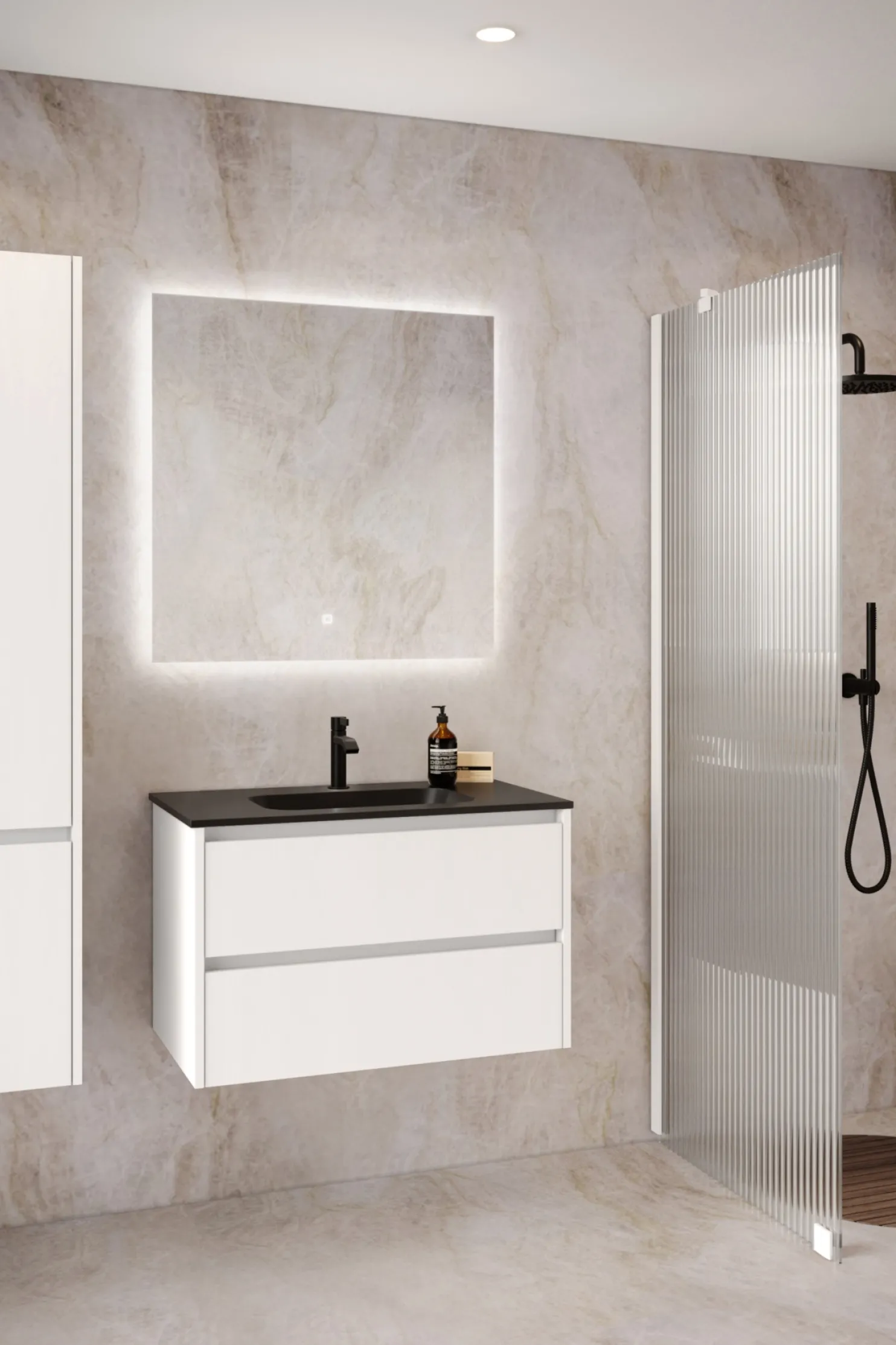 Allaskaappi altaalla Hietakari Classic K01, 1195x500x455 mm, eri vaihtoehtoja