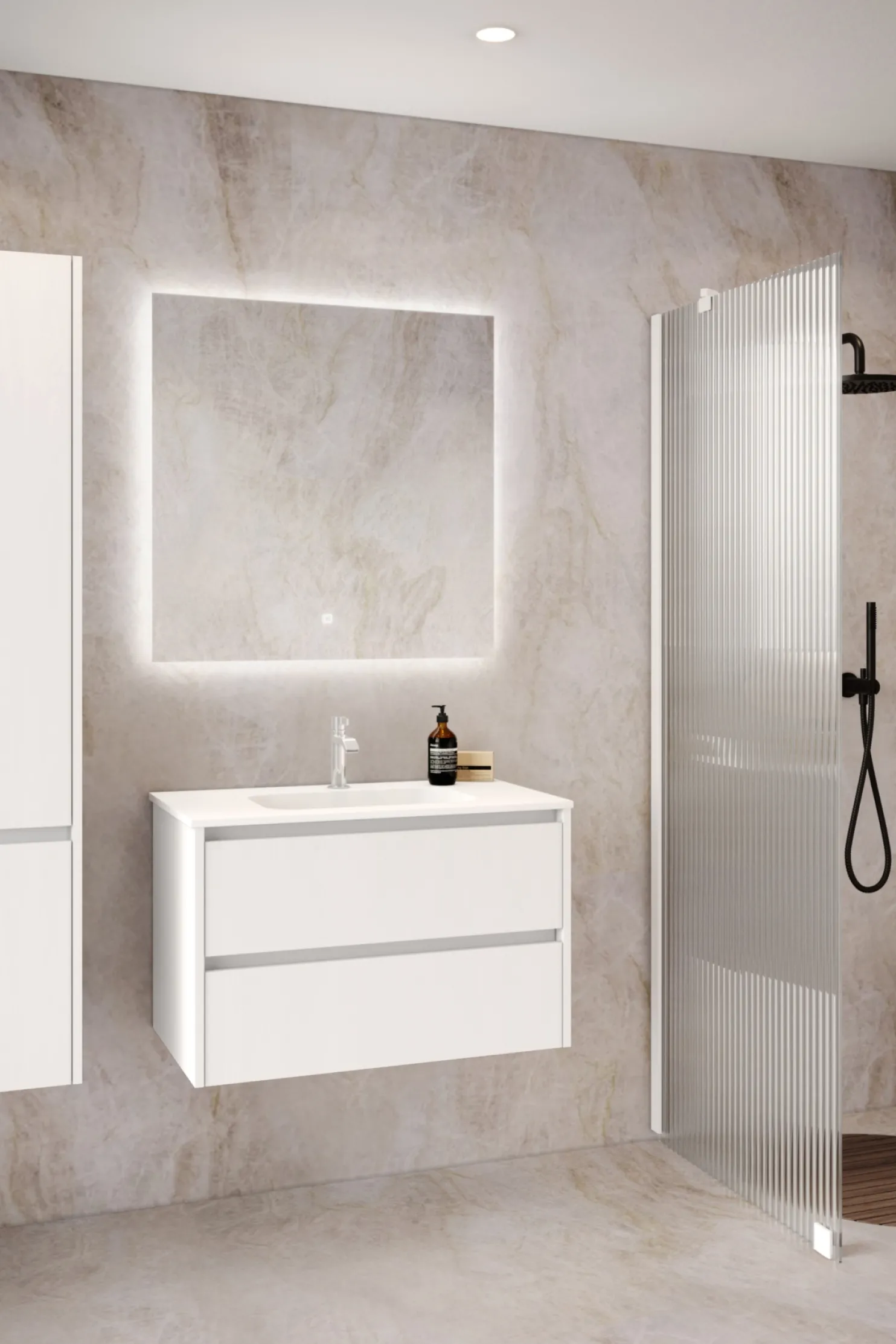 Allaskaappi altaalla Hietakari Classic K01, 1195x500x455 mm, eri vaihtoehtoja