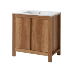 Allaskaappi Interia Classic Oak 80, 80x82x46 cm, tammi
