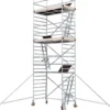 Alumiiniteline Tikli Jumbo 9900-6P, tasokorkeus 6.5m, 250x135cm