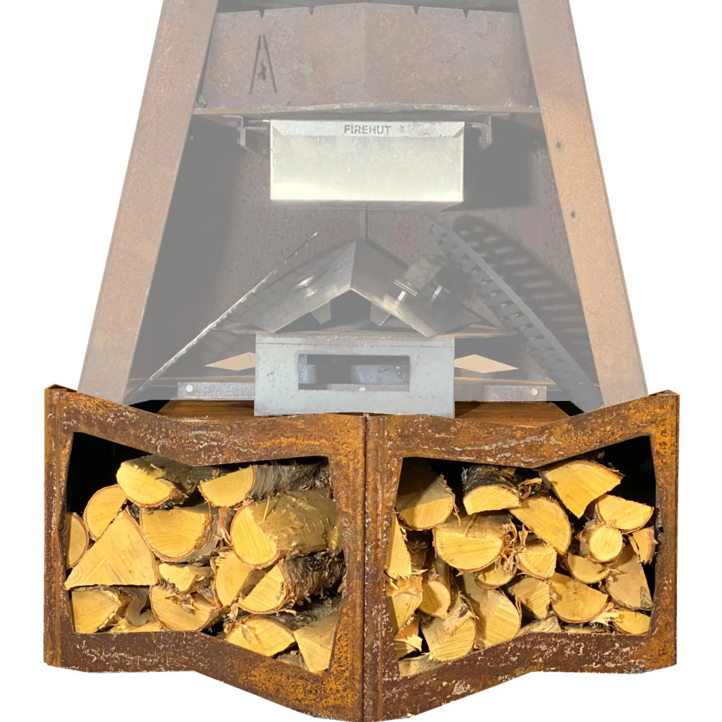 Alusta FIREHUT® pihagrilliin corten teräs