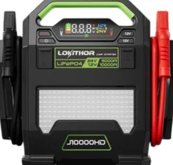 Apukäynnistin Lokithor J10000HD 12/24 V LiFePO4, 10 000 A / 5 000 A