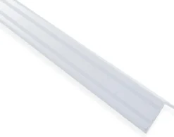 Askelkulmalista Maler uritettu 25x20x2000mm alumiini tarra valkoinen maalattu