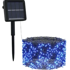 Aurinkoenergia keijuvalot 5 kpl 5x200 LED sisä/ulko eri värejä