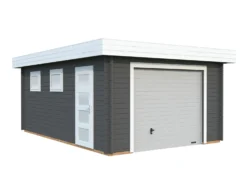 Autotalli Palmako Rasmus, nosto-ovella, 19m² FR44-3857-5