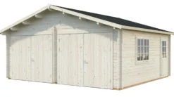 Autotalli Palmako Roger puuovella 28,4 m²