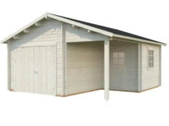 Autotalli Palmako Roger puuovella 21,9+5,2 m²