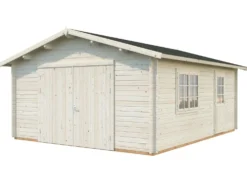 Autotalli Palmako Roger, puuovella, 23,9m² FR44-4757-3