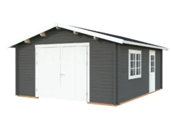 Autotalli Palmako Roger, puuovella, 23,9m² FR44-4757-3