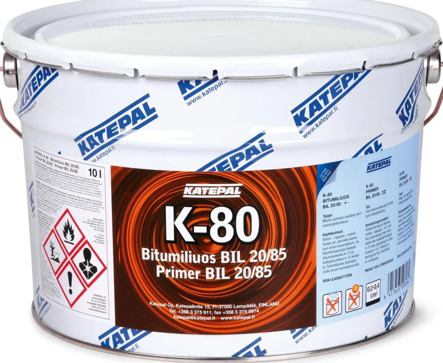 Bitumiliuos Katepal K- 80 BIL 20/85 10l