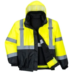Bombertakki Portwest S365 Hi-Vis 300D Premium keltainen/musta