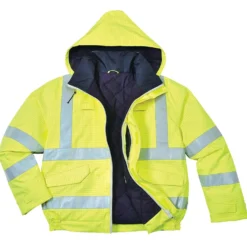 Bomber-talvitakki Portwest S773 Bizflame Rain keltainen