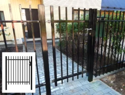 Elementtiaidan käyntiportti AB Polar 1400 x 1140 mm