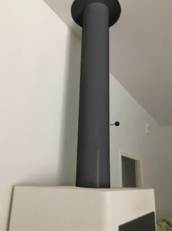 Eristetty hormin jatko-osa Jeremias Vision 150Ø/1000 mm musta