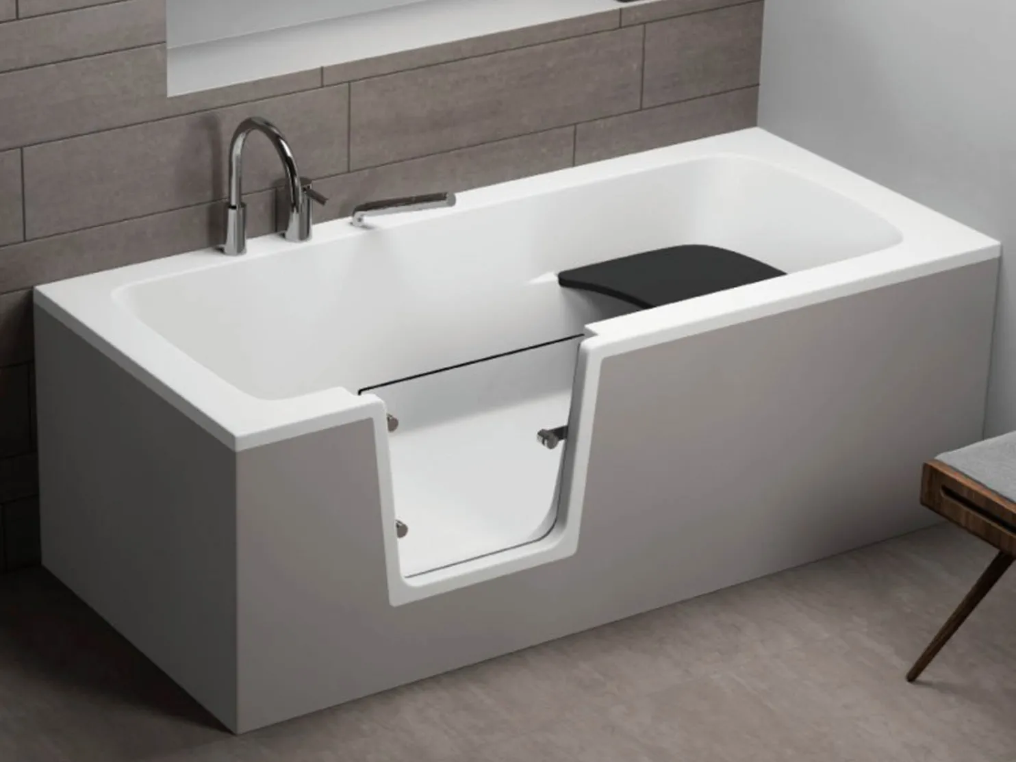 Esteetön kylpyamme Schönberg Vaike 160 l 1700x750x620mm
