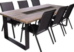 Grillipöytä SocialBBQ 6 + 2 hengelle, 228x113cm