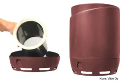 Hajusuodatin HajuveX 1335 Ø110 mm punainen