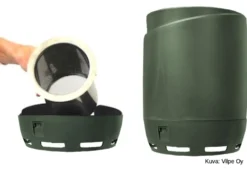 Hajusuodatin HajuveX 1335 Ø110 mm vihreä