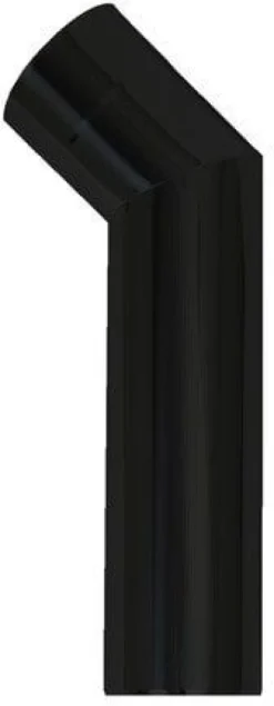 Hormin kulmaputki Harvia 45 astetta, Musta 115 mm