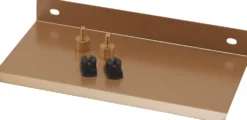 Hylly Fibrotech akustiikkalevyyn, 194x110x24mm, teräs