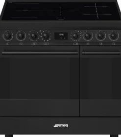 Induktioliesi Smeg C92IPN2, matta musta