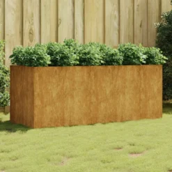 Istutuslaatikko 200x80x80 cm corten-teräs