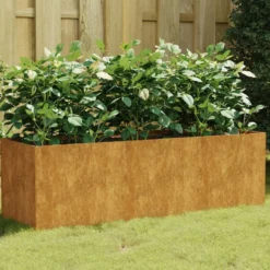 Istutuslaatikko 120x40x40 cm corten-teräs
