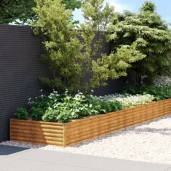 Istutuslaatikko 960x100x36 cm corten-teräs