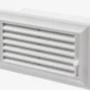 IV-kanavan ritilä Airsec 60x204 mm muovi valkoinen