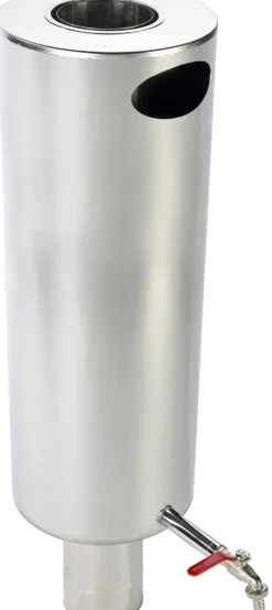 Jeremias vedenlämmitin, vesisäiliö piippumalli pyöreä 25l Ø 115 mm, rst