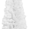 Joulukuusi Nordic Winter, Bling, kapea PVC , luokka C, 180x68cm, valkoinen
