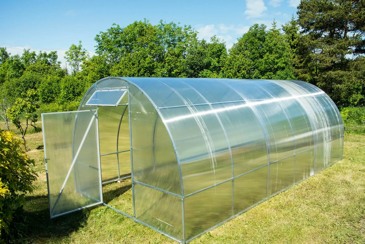 Kaarikasvihuone AB Polar Easy-Up 12 m² 3x4 m kennolevyllä