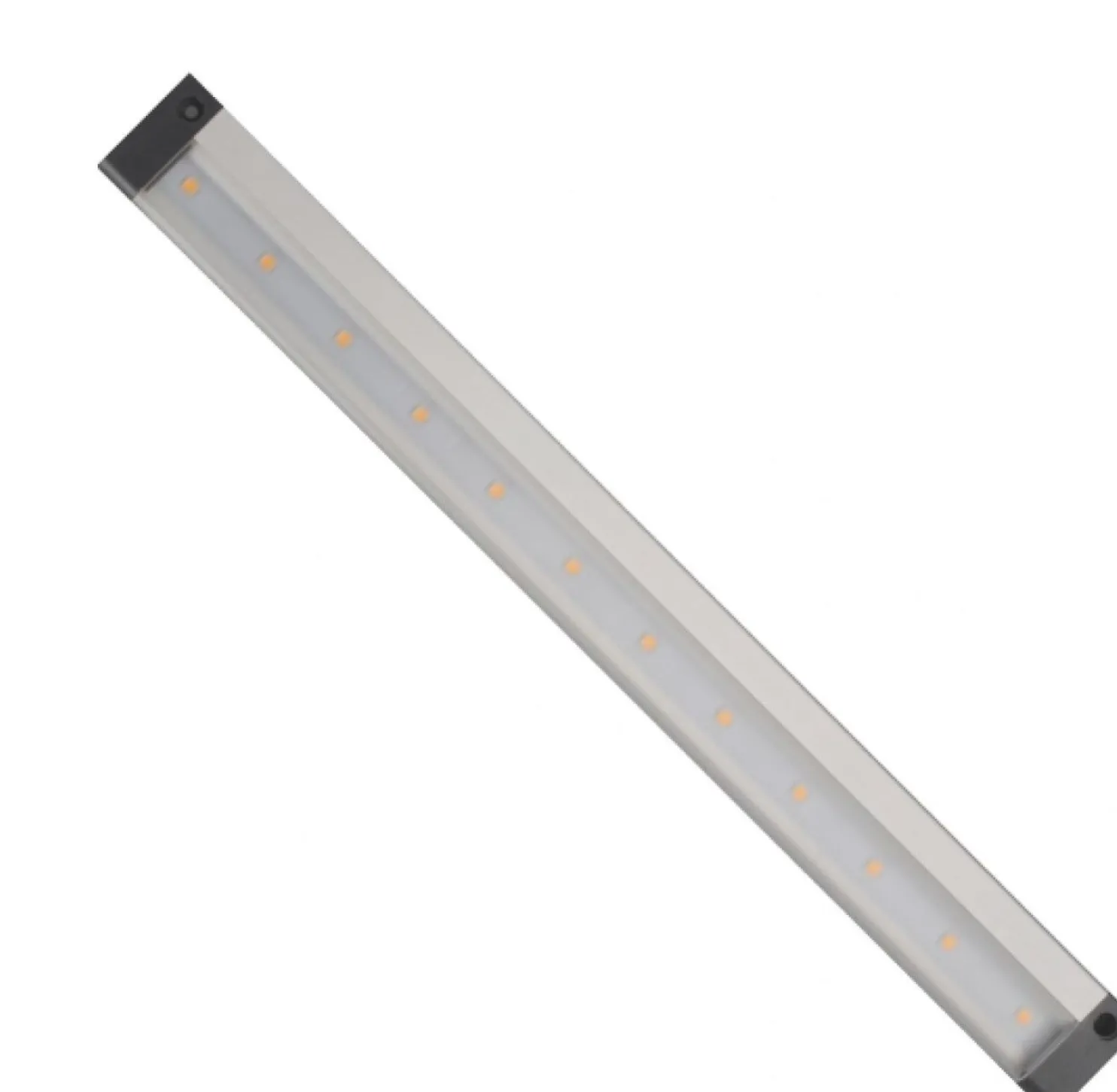 Kalustevalaisin Spectrum LED SMD 12V IR-liiketunnistin sivussa hopea mustat päädyt, eri vaihtoehtoja